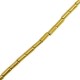 Hematite kralen tube 3x1.5mm Gold